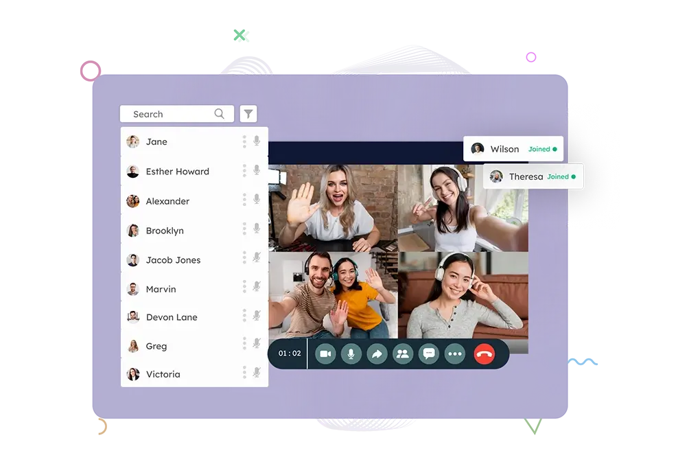 Virtual Meeting Interface