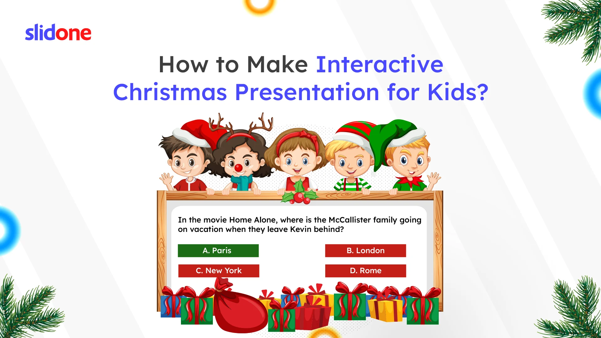 How to Make Interactive Christmas Presentations for Kids?